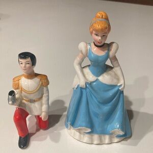 Vintage Cinderella & Prince Charming Figurines